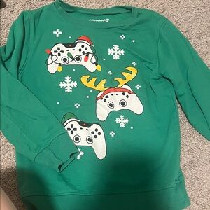 Boys Holiday sweatershirt  . Size small . Used but good condition no stains